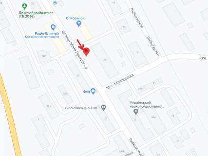 Billboard B in Kremenchuk Prihod'ko st., 29 scheme