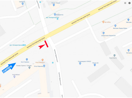Scrolller, Scroll A in Kharkiv, 2.3x3.14  Полтавський Шлях вул. - Дудинської вул., в центр - 667551 scheme