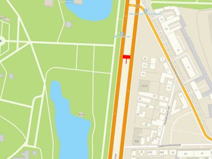 Billboard A in Odessa, 3x6  Balkivs'ka st., 73, z centru, pravij scheme