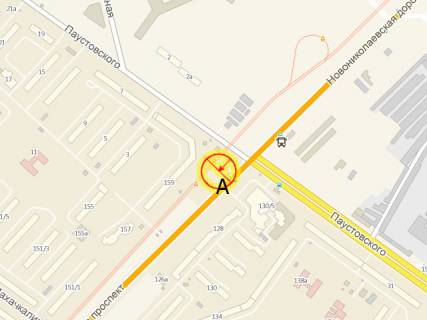 Billboard + in Odessa, 3x6  Добровольського пр., 159 - Паустовського вул., правий scheme