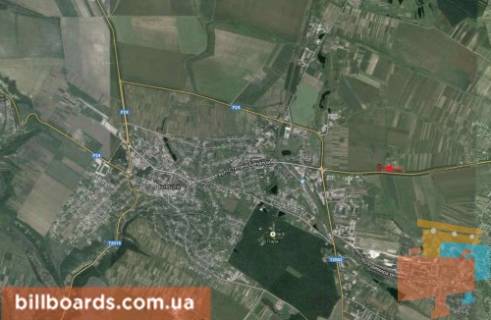 Billboard A in Borshchiv g. Borsov scheme