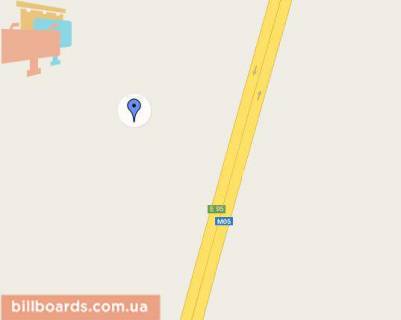 Billboard A in Kiev roads, 3х6  Trasa Kiiv-Odesa 5km vid Biloi Cerkvi scheme