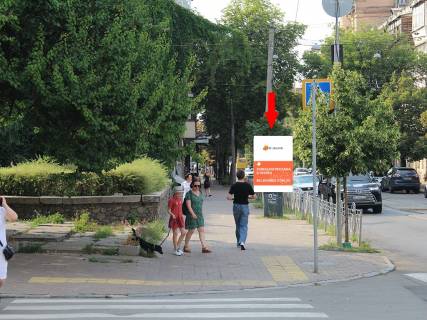 Citylight B in Kyiv, 1.8x1.2  Kostantinivs'ka st., 35 - st. Sekavic'ka, kinoteatr "Zovten'", v storonu st. Niznij Val Photo 1