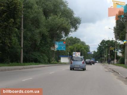Billboard B in Chernivtsi, 3x6  Galic'kij slah st., 5, bila zupinki, viizd z mista Photo 1