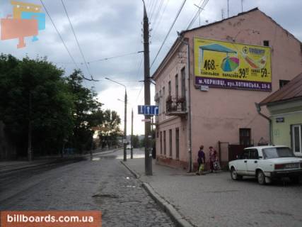 Billboard A in Chernivtsi, 3x6  Gagarina st., 47, fasad, v centr Photo 1