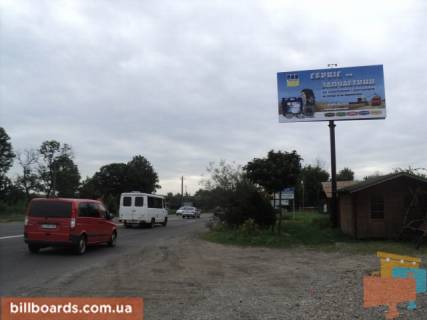 Billboard A in Chernivtsi, 3x6  Galic'kij slah st. - Pisana st., v'izd v misto Photo 1