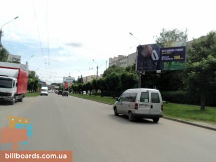Billboard A in Chernivtsi Komarova st., 7 - Ivasuka st., v storonu Golovnou st. Photo 1