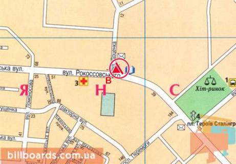 Prismatron, Prism B in Chernihiv, 3x4  Rokossovs'kogo st., 22a - Docenka st. - 481946 scheme