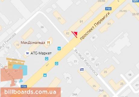 Scrolller, Scroll A in Chernihiv, 2.3x3.14  Peremogi prosp., 82 - Knaza st. - 481845 scheme