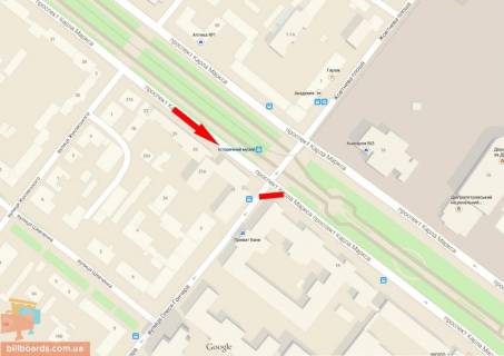 Scrolller, Scroll A in Dnipro (Dnipropetrovsk), 4х3  av.D.Avornic'kogo - st.O.Goncara, roller 4h3 - 174051 scheme