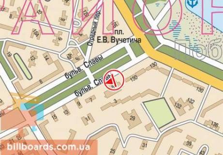 Prismatron, Prism  in Dnipro (Dnipropetrovsk) Slavy bst., 5, supermarket "Sil'po", v storonu Naberednaa Pobedy st. - 79190 scheme