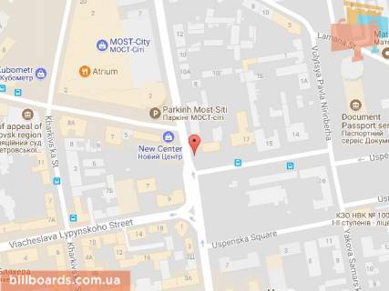 Scrolller, Scroll A in Dnipro (Dnipropetrovsk), 3.14х2.32  st. Kocubins'kogo, 2 (navproti TC NOVIJ CENTR pri zaizdi na Novij mist), bila svitloforu - 168658 scheme