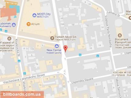 Scrolller, Scroll B in Dnipro (Dnipropetrovsk), 3.14х2.32  st. Kocubins'kogo, 2 (navproti TC NOVIJ CENTR pri z'izdi z Novogo mostu), bila svitloforu - 230344 scheme