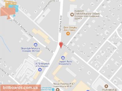 Prismatron, Prism A in Dnipro (Dnipropetrovsk) Gagarina av., 97 - 154158 scheme