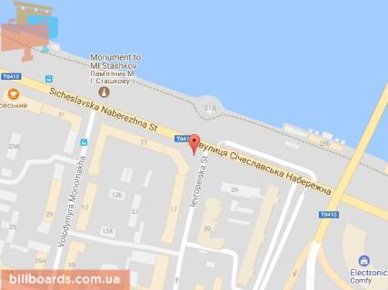 Scrolller, Scroll A in Dnipro (Dnipropetrovsk) Siceslavs'ka Naberezna st. (kolis. Naberezna Lenina st.) - Evropejs'ka st., (kolis. Mironova) 17 - 153853 scheme