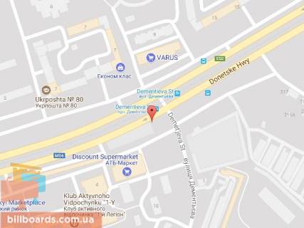 Billboard B in Dnipro (Dnipropetrovsk), 4х3  st. Donec'ke sose, 4, bila svitlofora scheme