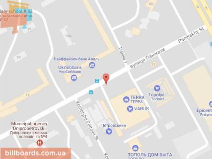 Prismatron, Prism A in Dnipro (Dnipropetrovsk) Panikahi st., 15 - 154185 scheme