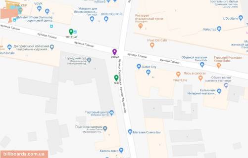 Scrolller, Scroll A in Dnipro (Dnipropetrovsk), 3.14х2.32  st. Harkivs'ka - st. Glinki, bila Apelacijnogo sudu, bila svitloforu - 169388 scheme