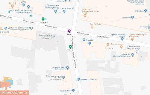 Scrolller, Scroll A in Dnipro (Dnipropetrovsk), 3.14х2.32  st. Harkivs'ka - st. Glinki, bila Apelacijnogo sudu, bila svitloforu - 169389 scheme