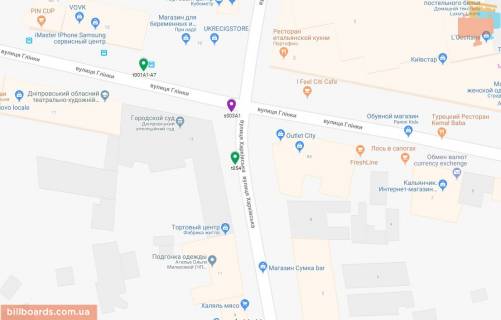 Scrolller, Scroll A in Dnipro (Dnipropetrovsk), 3.14х2.32  st. Harkivs'ka - st. Glinki, bila Apelacijnogo sudu, bila svitloforu - 169391 scheme