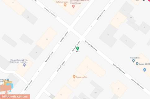 Scrolller, Scroll A in Dnipro (Dnipropetrovsk), 3.14х2.32  st. Gogola - st. Sevcenka, bila svitlofora - 169421 scheme