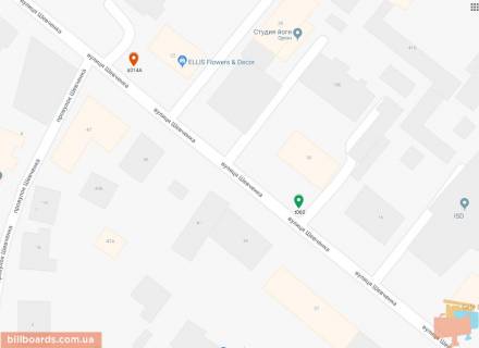 Backlight B in Dnipro (Dnipropetrovsk), 3.14х2.32  st. Sevcenka, 18 scheme