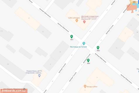 Scrolller, Scroll A in Dnipro (Dnipropetrovsk), 3.14х2.32  st. Sevcenka, 33 - st. Gogola, ruh vgoru na svitlofori - 169409 scheme