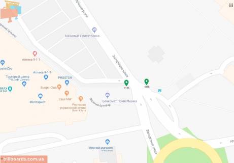 Scrolller, Scroll A in Dnipro (Dnipropetrovsk), 3.14х2.32  Zaporiz'ke sose, v rajoni bud. 4, bila TRC "Dafi", na svitlofori - 169633 scheme