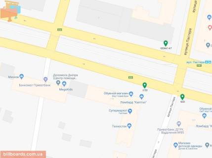 Scrolller, Scroll A in Dnipro (Dnipropetrovsk), 3.14х2.32  prosp. Dmitra Avornic'kogo, 119, bokovij vhid na Central'nij rinok "Ozerka", na svitlofori - 169618 scheme