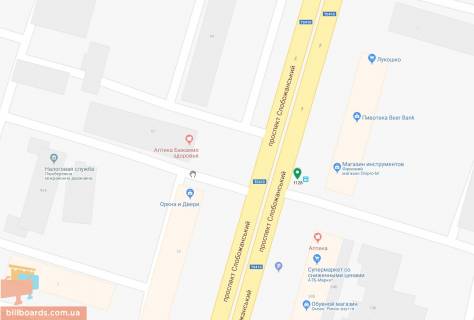 Scrolller, Scroll A in Dnipro (Dnipropetrovsk), 3.14х2.32  prosp. Slobozans'kij, 68/B, bila  TC "Okean", na svitlofori - 181553 scheme