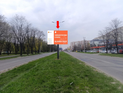 Scrolller, Scroll A in Lviv, 2.3x3.14  Наукова вул., 3, роздільник, в бік Кульпарківської вул. , ТРЦ "Victoria Gardens" - 664603 Photo 1