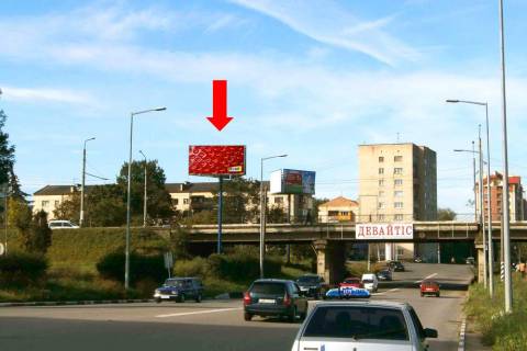 Billboard B in Ivano-Frankivsk Galic'ka st. / Nadricna st. Photo 1