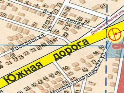 Billboard + in Odessa, 3x6  Південна дорога - Ярошевської вул., Крижанівка, (1), в центр scheme