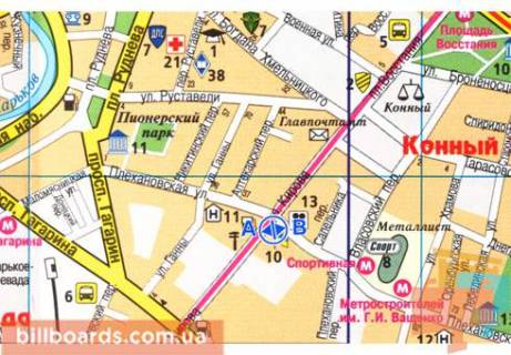 Scrolller, Scroll  in Kharkiv Plehanovskaa st., 40 / Molocnaa st. (byvs. Kirova st.) - 81054 scheme