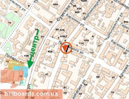 Scrolller, Scroll A in Kharkiv Aroslava Mudrogo st. (kolis. Petrovs'kogo st.), 6/8 / Mironosic'ka st., 48 - 155308 scheme