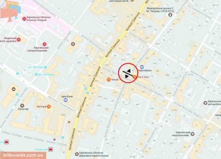 Backlight A in Kharkiv Mironosic'ka st., 55/5 - Mudrogo st. (Kolis. Petrovs'kogo st.) scheme