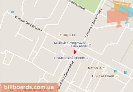 Prismatron, Prism  in Kherson Lavreneva st. - Svatyh Kirilla i Mefodia av. (byvs. Dimitrova av.) - 81197 scheme