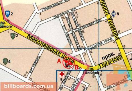 Prismatron, Prism  in Kherson Nikolaevskoe sosse - Kazackij per. - 104606 scheme