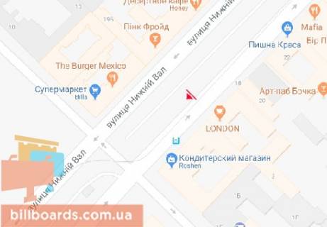 Cityscroll A in Kyiv, 1.86x1.27  Verhnij Val st., 18 scheme