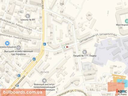 Citylight A in Kyiv Citadel'na st., 6/8 scheme