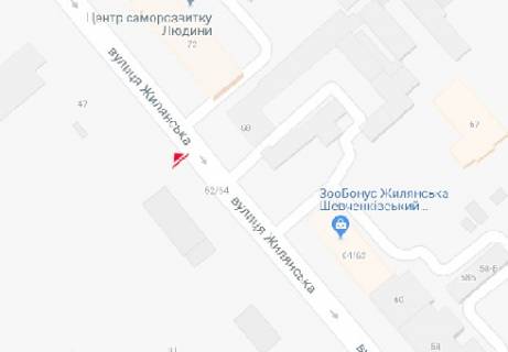 Citylight  in Kyiv Zilanskaa st., 68, naprotiv, v storonu Erenburga st. scheme