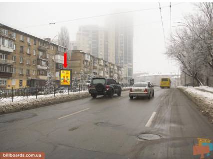 Cityscroll A in Kyiv, 1.8x1.2  Almazova st. (kolis. Kutuzova st.), 1, rozdil'nik, v storonu pl. Slavi Photo 1