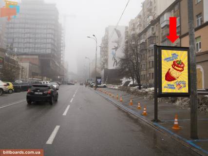 Citylight A in Kyiv, 1.8x1.2  Mecnikova st., 16, navproti supermarketu "Good wine", v storonu Klovs'kogo uzvozu Photo 1