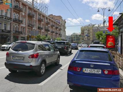 Cityscroll A in Kyiv, 1.8x1.2  V. Vasil'kivs'ka st. (kol. Cervonoarmijs'ka st.), 20, bila st. m. "pl. L. Tolstogo", Mc''Donald''s, v bik Tolstogo pl. Photo 1