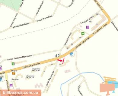 Billboard A in Kropyvnytskyi (Kirovograd), 3х6  st.Poltavs'ka scheme