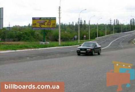 Billboard B in Kramatorsk Tihogo st. (kolis. Ordzonikidze st.), z'izd z slahoprovodu Photo 1