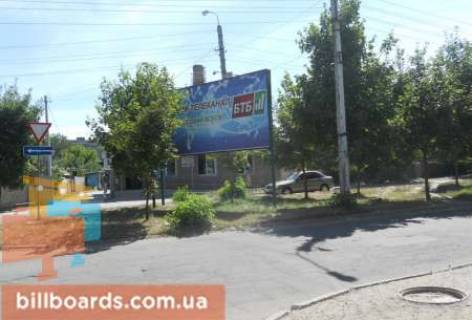 Billboard B in Kramatorsk Komercijna st. (kolis. Ostrovs'kogo st.) - Rinkova st., rozdil'nik Photo 1