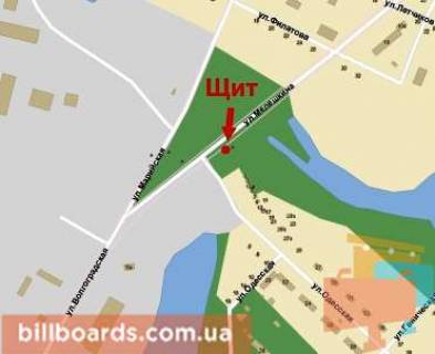 Billboard A in Krivy Rig Volgograds'ka st. - Odes'ka st., niznij scheme