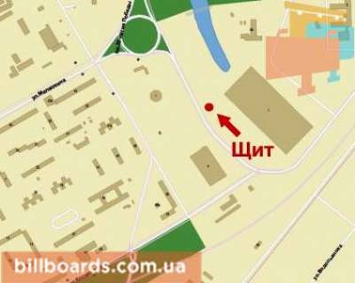 Billboard A in Krivy Rig 30-ricca Peremogi pl., 1 scheme