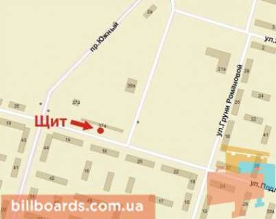 Billboard B in Krivy Rig Podlepi st., 18 scheme